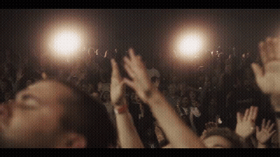Crowd Of People At Concert GIF