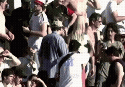 Crowd Of People With Inaxersize GIF