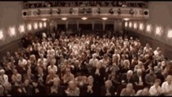 Crowd Proudly Standing GIF