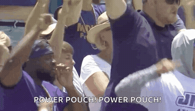 Crowd Saying Power Pouch GIF
