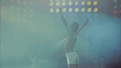 Crowd Watching Band On Stage Oasis Sign GIF