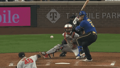 Crowd Watching Baseball Game In Stadium GIF