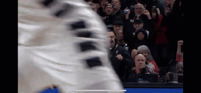 Crowd Watching Basketball Game With Number 43 Jersey GIF