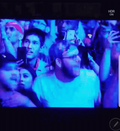 Crowd Watching Concert HDR Screen GIF