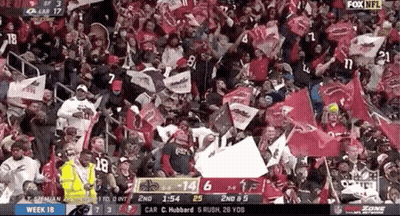 Crowd Watching Football Game On TV GIF
