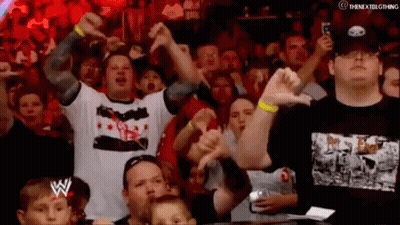 Crowd Watching Wrestling Match Next Big Thing Shirt GIF