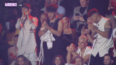 Crowd With Audience Text GIF