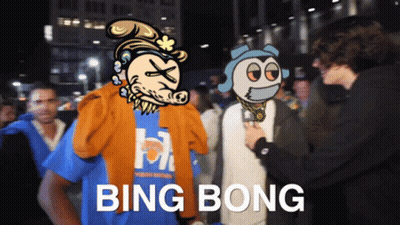 Crowd With Bing Bong GIF