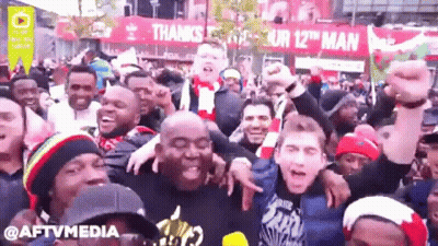 Crowd With Thanks Ur 12Th Man Sign GIF