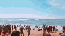 Crowded Beach Day