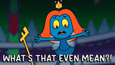 Crowned Cartoon Character What's That Even Mean GIF
