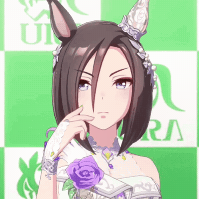 Crowned Girl On Green And White Checkered R GIF