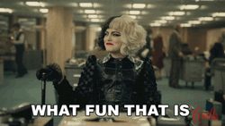 Cruella What Fun That Is GIF