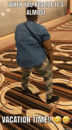 Cruise Vacation Time Twerk Meme GIF