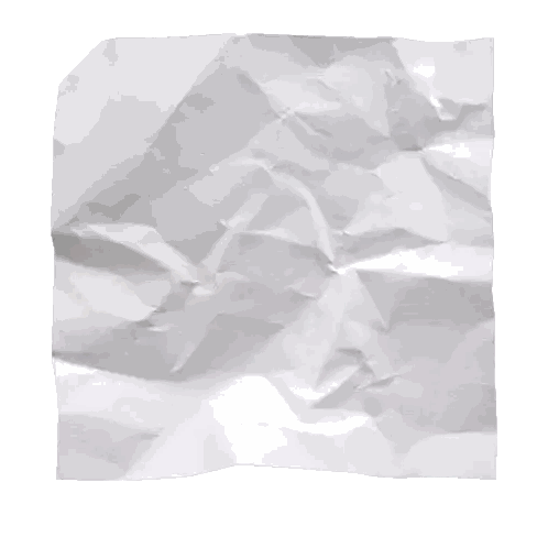 Crumpled Paper Saying What The Fish Sticker