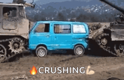 Crushing It Blue Suzuki GIF