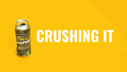 Crushing It Can Ball GIF