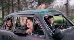 Crybaby Johnny Deep Friends Singing Car GIF