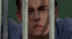 Crybaby Johnny Depp Pixel Jail GIF