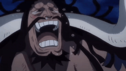 Crying And Laughing Kaido GIF