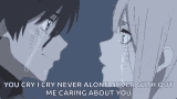 Crying Anime Love Couple