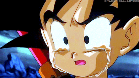 Crying Baby Goku GIF