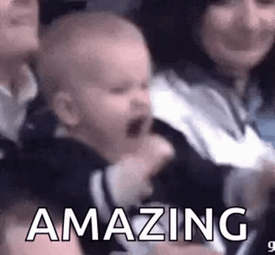 Crying Baby In Crowd With Amazing GIF