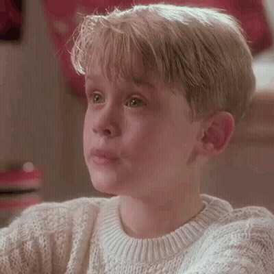 Crying Boy In White Sweater GIF
