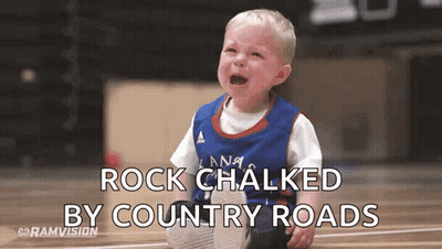 Crying Boy On Basketball Court Rock Chalked By Country Roads GIF