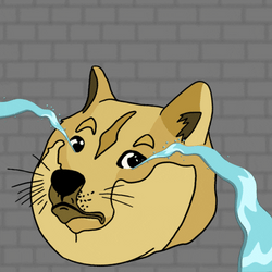 Crying Bullied Doge Meme GIF