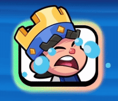 Crying Cartoon Character With Crown GIF