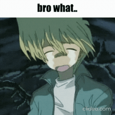 Crying Cartoon Saying Bro What GIF