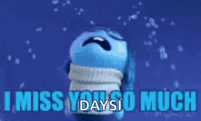 Crying Cartoon Saying I Miss You So Much GIF