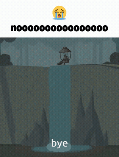 Crying Depressed Man Carrying Sword On Back GIF