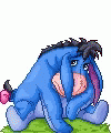 Crying Eeyore Animation GIF