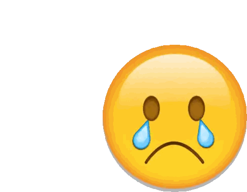 Crying Emoji With Tears Sticker