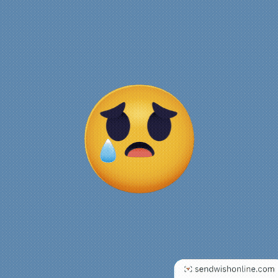 Crying Emoji With Tears On Red Background GIF