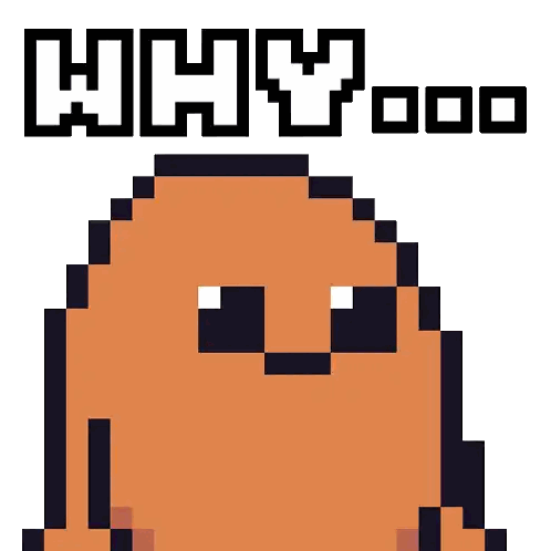Crying Ghost Saying Why Ooo Sticker
