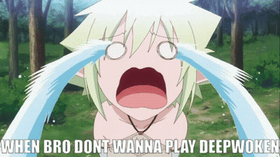Crying Girl When Bro Don't Wanna Play Deepwoken GIF