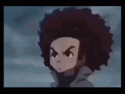 Crying Huey Freeman In Pain GIF