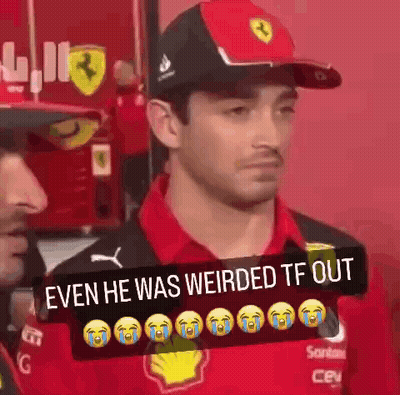 Crying Man In Red Shirt Hat Talking To Another Man GIF