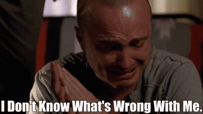 Crying Man Saying I Don't Know What's Wrong With Me GIF