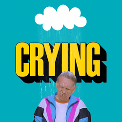 Crying Old Man Whining GIF