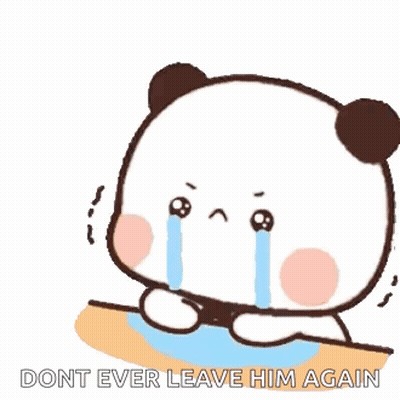 Crying Panda Bear With Tears GIF