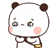 Crying Panda Holding Banana Sticker