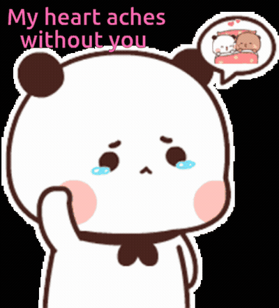 Crying Panda With Heartache GIF