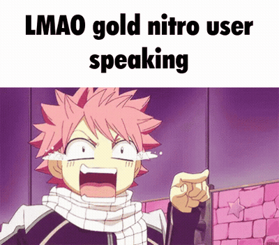 Crying Pointing Cartoon LMAO Gold Nitro User Speaking GIF