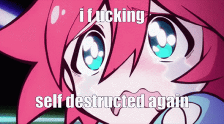 Crying Power Bomberman Luluco Self Destruct Again GIF
