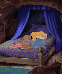 Crying Sleeping Beauty GIF