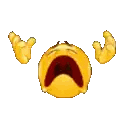 Crying Smiley Face Sticker